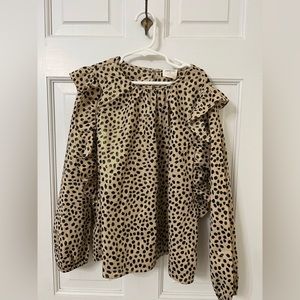 NWT Crewcuts Girls Blouse L